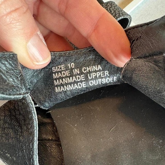 Black Dark Glam‎ Vamp Romantic Gothy Whimsygoth Platform Wedge Sandals size 10 - Picture 5 of 8